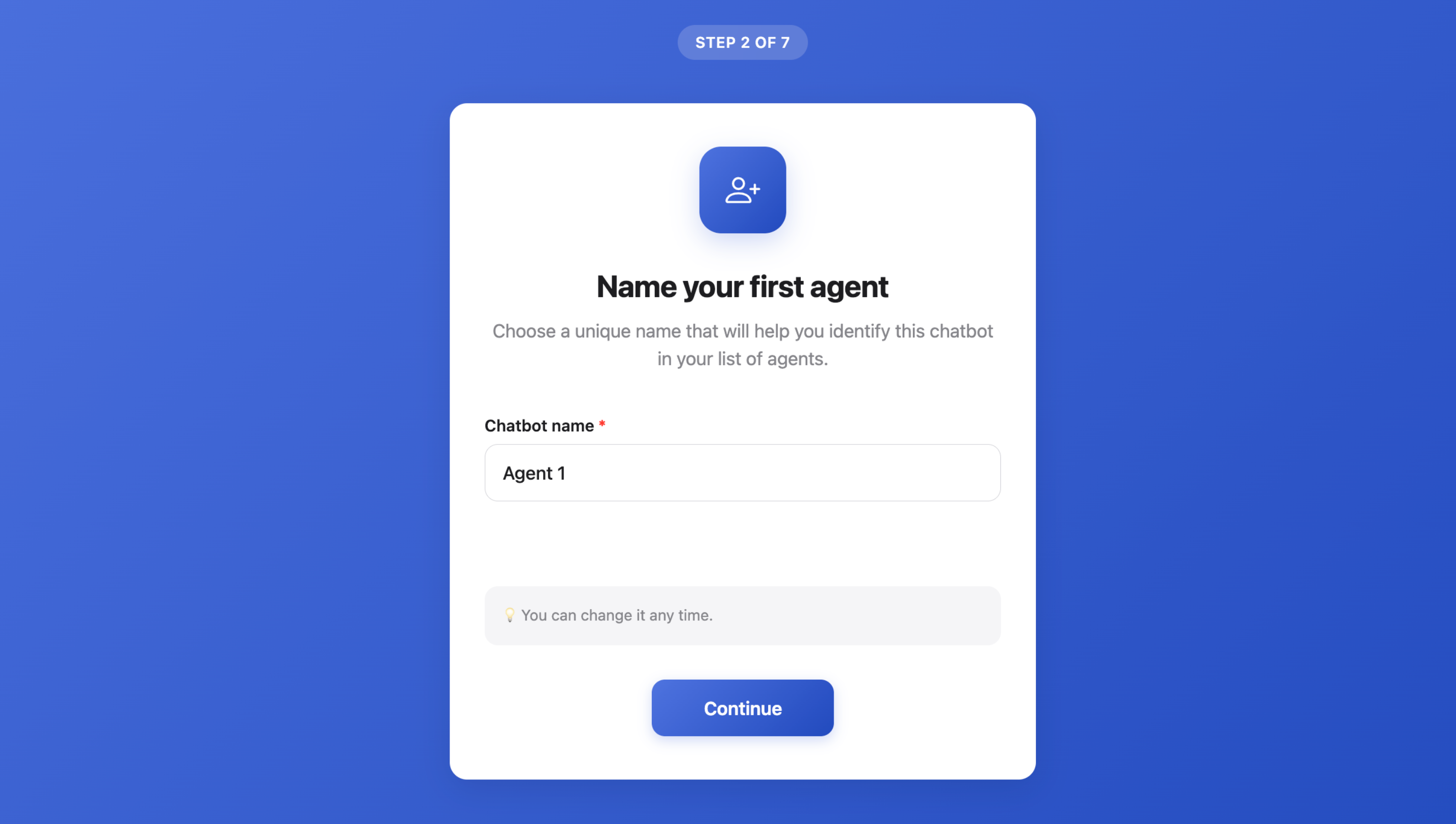 为您的代理命名